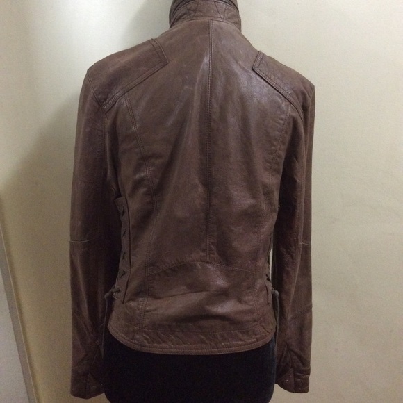 💗True Religion World Tour Rocker leather jacket💗 - Picture 7 of 16